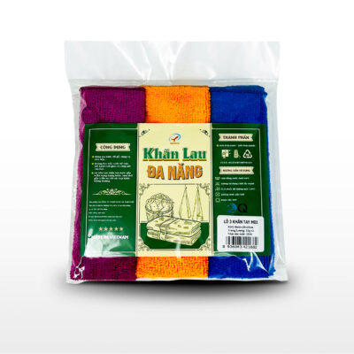 Set 3 Khăn Lau Đa Năng Thiện Phú M01 Microfiber 30x30X22g